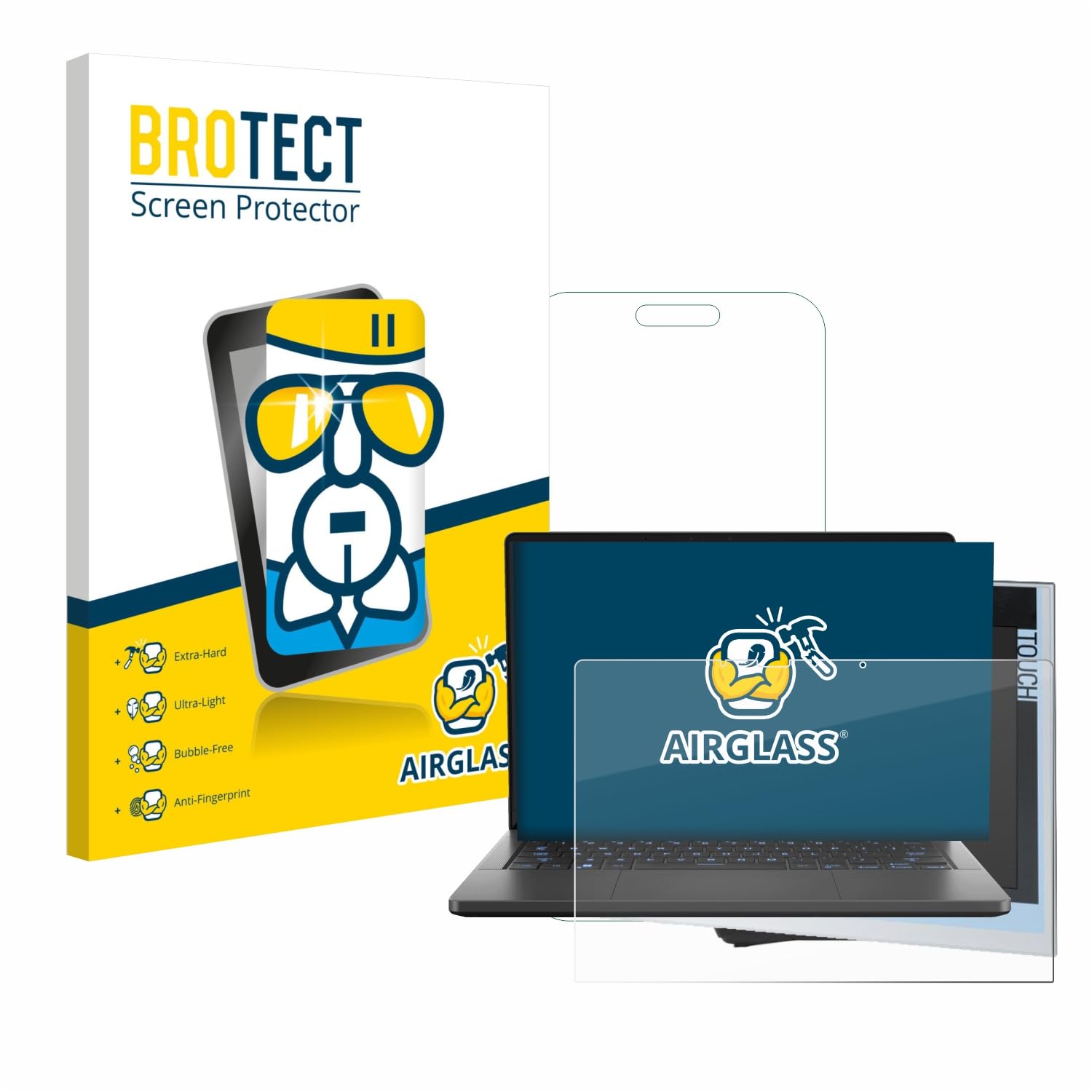 BROTECT Pellicola di vetro antiproiettile AirGlass Matt (1 Pezzo/i, rog