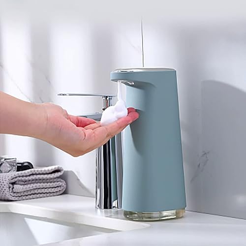 Miniatura 6 de Dispensador automático de jabón espumoso recargable, bomba dispensadora de jabón de manos con sensor sin contacto de 15.2 fl oz, para baño, hogar y