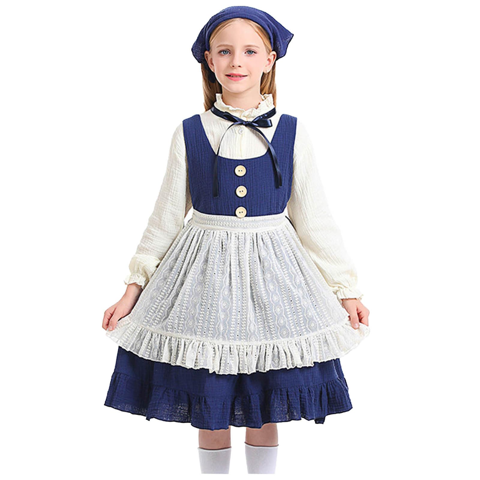Kinder Mädchen Sommer Oktoberfest Kurzarm Kleid Rock Kleidung
