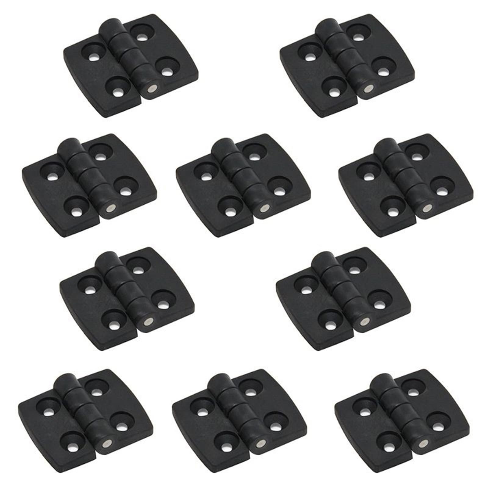 Clingre Boutique Shop Uk Nero 10Pcs Black Plastic Door Bearing Butt Hinges Cabinet Drawer Jewellery Box Hinge Hardware Hinges
