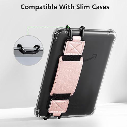 Miniatura 4 de CoBak Correa de mano segura para Kindle y tabletas, versátil y ligero, soporte de agarre para dedos para Kindle de 6 a 7.5 pulgadas