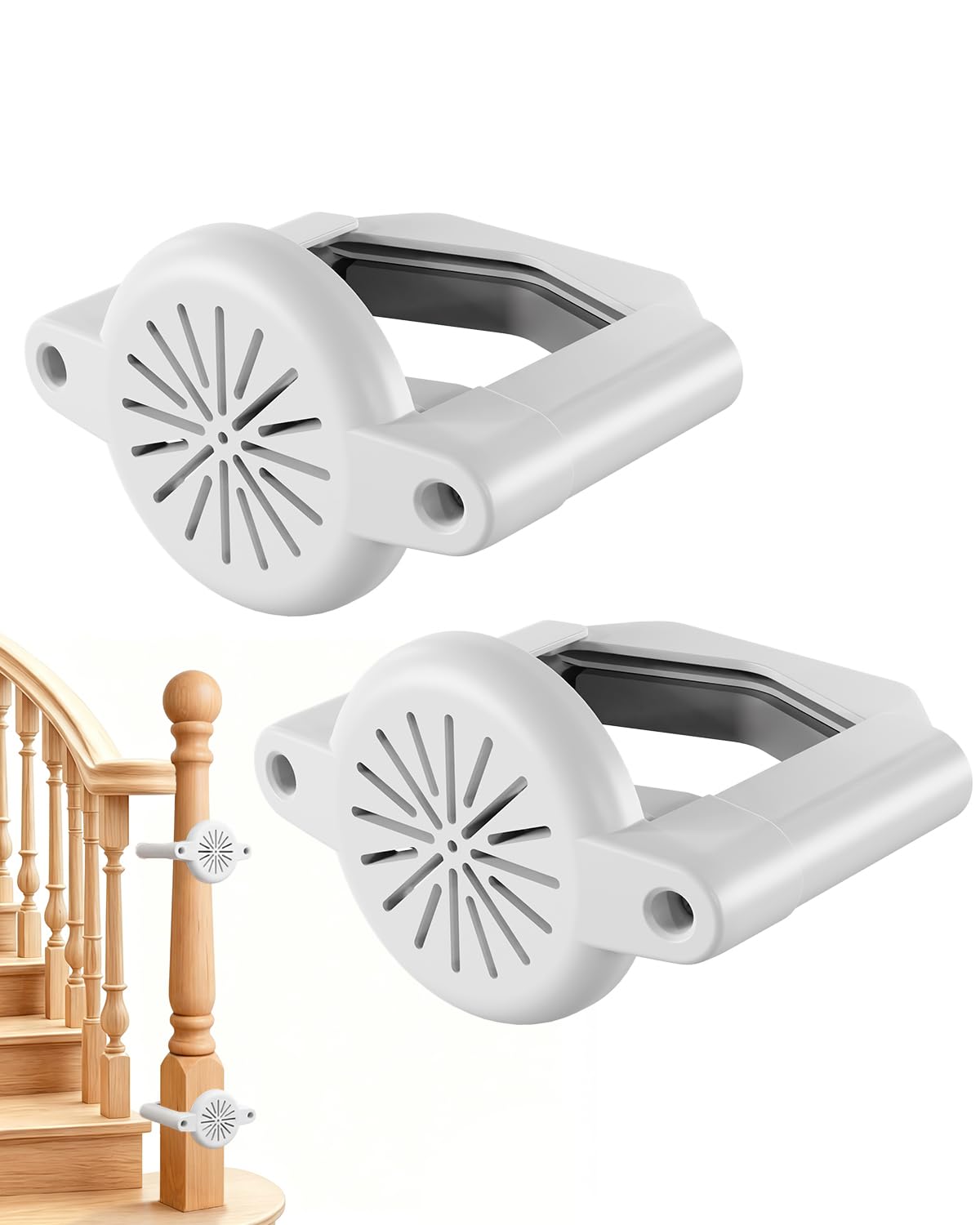 Photo 1 of BBsecure Baby Gate Banister Adapter - White
