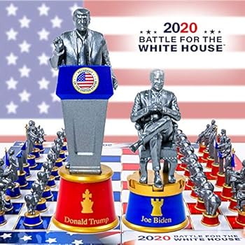 2020 presidential chess set Clearance