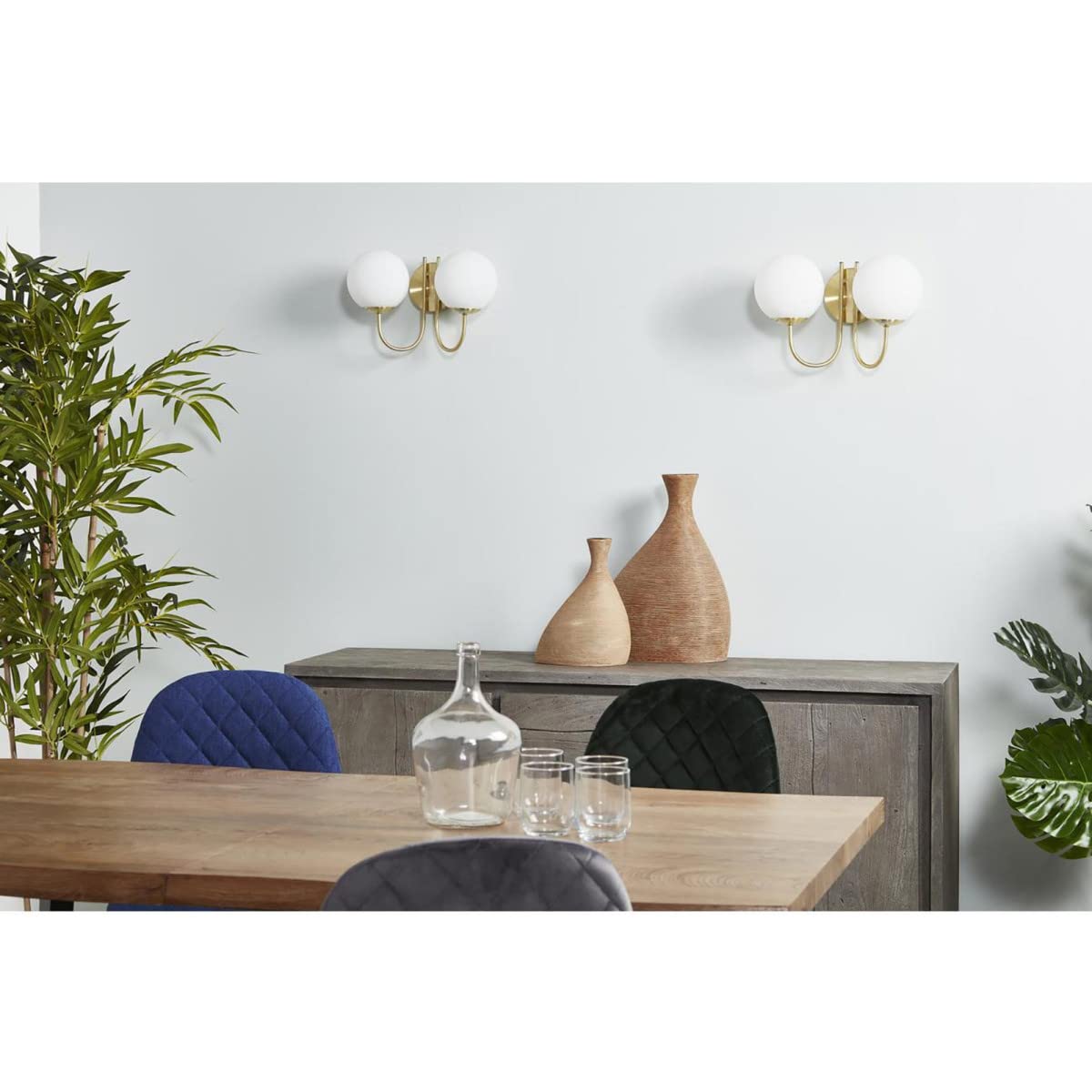 Applique murale moderne salon Chia 25 cm aux finitions soignées et durables