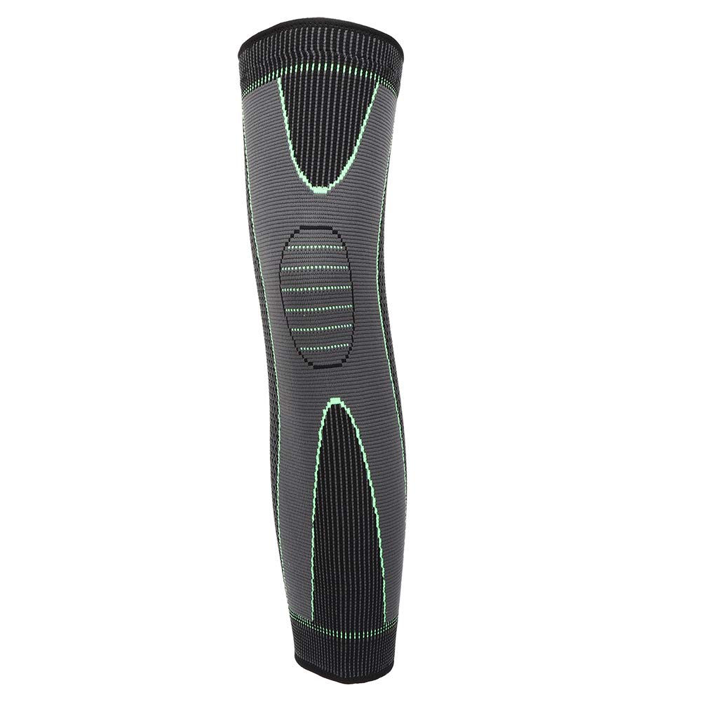 DMLENGOIN SPORT LEG PROTECTOR COMPRESSION KNEEPAD LENGTHENED SLEEVE HIGH ELASTIC FOR OUTDOOR RUNNING CYCLING L SIZE