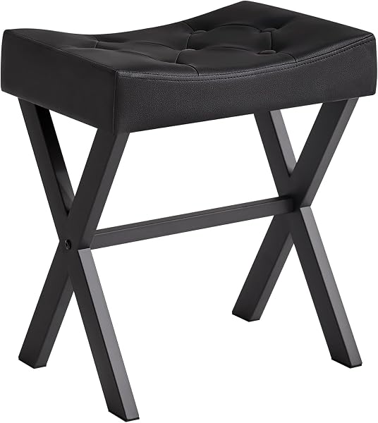IBUYKE U-Shaped Linen Vanity Stool UWBD018-Z