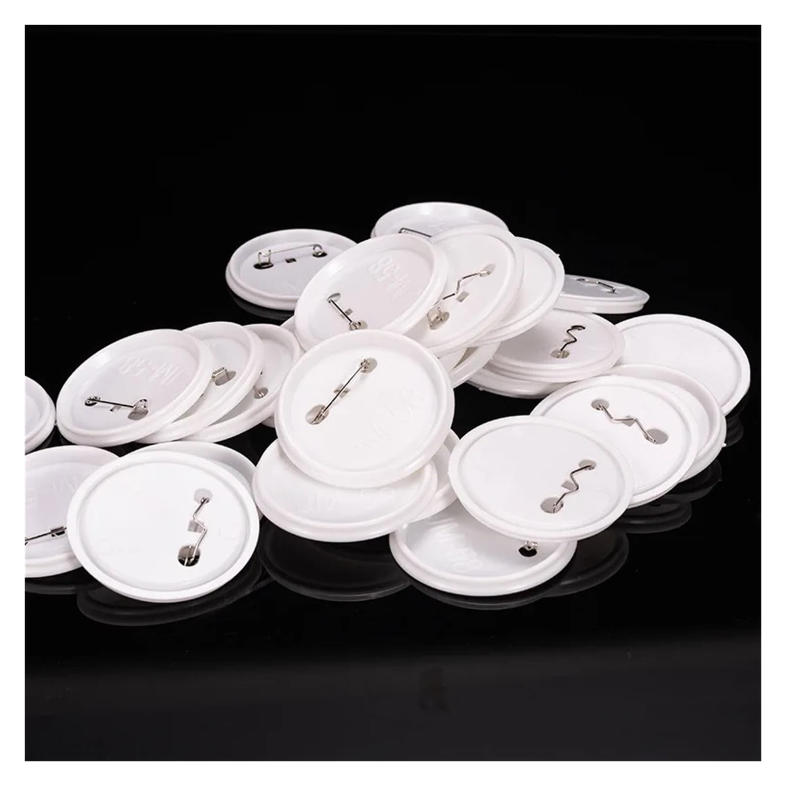 58mm DIY Przypinki do guzików Puste Przypinki Materiałowe Do Spersonalizowanego Rzemiosła 100 SZT Produkcja DIY