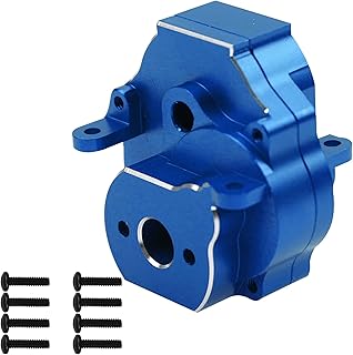 ShareGoo Aluminum Alloy Transmission Gearbox Hoursing Gearbox Case Upgrades Parts Compatible with Traxxas TRX4M 1/18 RC Crawler Car (Blue)