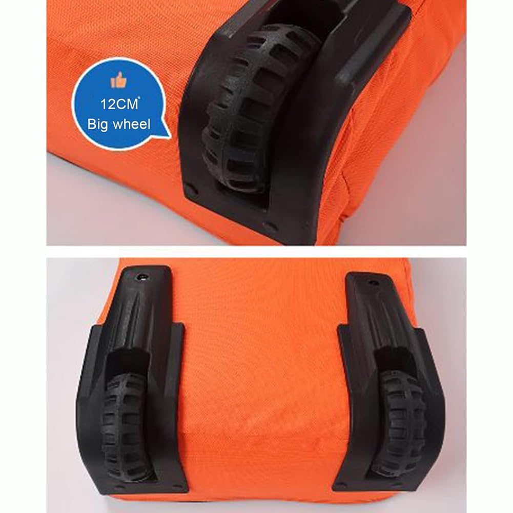 Snowboard-Tasche mit Rollen, rollende Einzel-/Doppel-Board-Skitasche für Flugreisen, tragbare wasserdichte Snowboard-Tasche mit großem Fassungsvermögen für Roadtrips und Flugreisen Blue