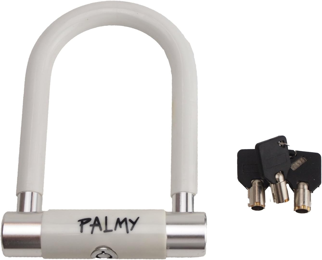 Palmy Mini Aluminium U-lock (5.1" X 2.95") White
