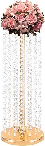 10 jarrones dorados de 236 pulgadas para centros de mesa jarrón de metal de cristal alto soportes para flores decoración de bodas candelabros