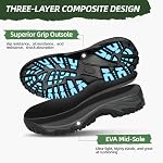 Men's Waterproof Rubber Rain Boots — Neoprene Slip-On Ankle Deck Boots for Garden, Yard, Farm & Fishing, Breathable Mesh Lining, Dual Removable Insoles for Wide Fit, Non-Slip Sole