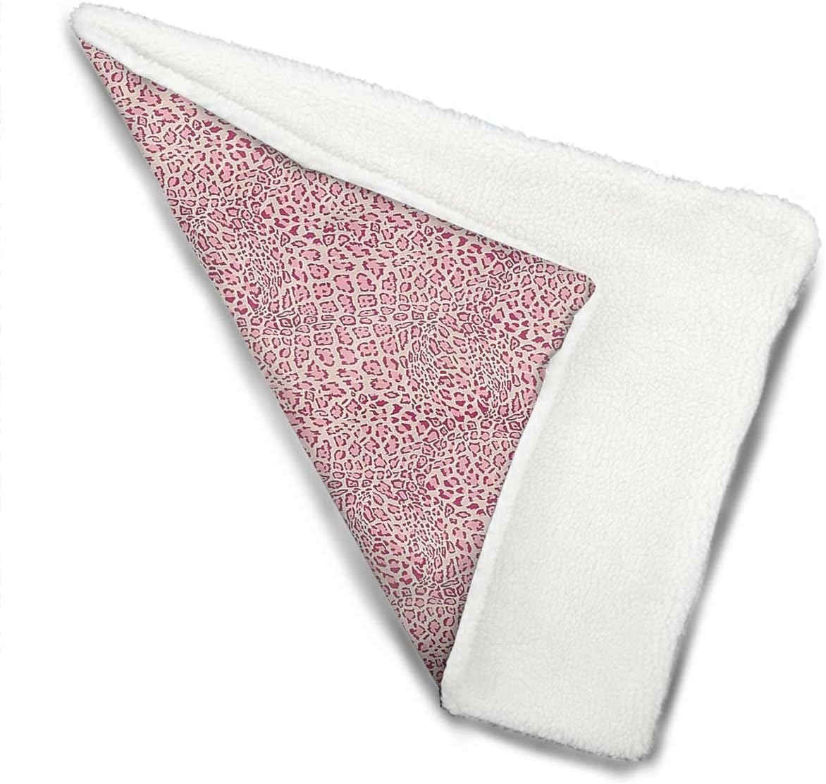 review Pink Thermal Cat and Dog Warming Bed Mat Animal Print Leopard Skin Pattern Girly Design Soft Warm Puppy Blanket Cover Dog Cat Fluffy Fur Blanket Sleep Animal Print 18