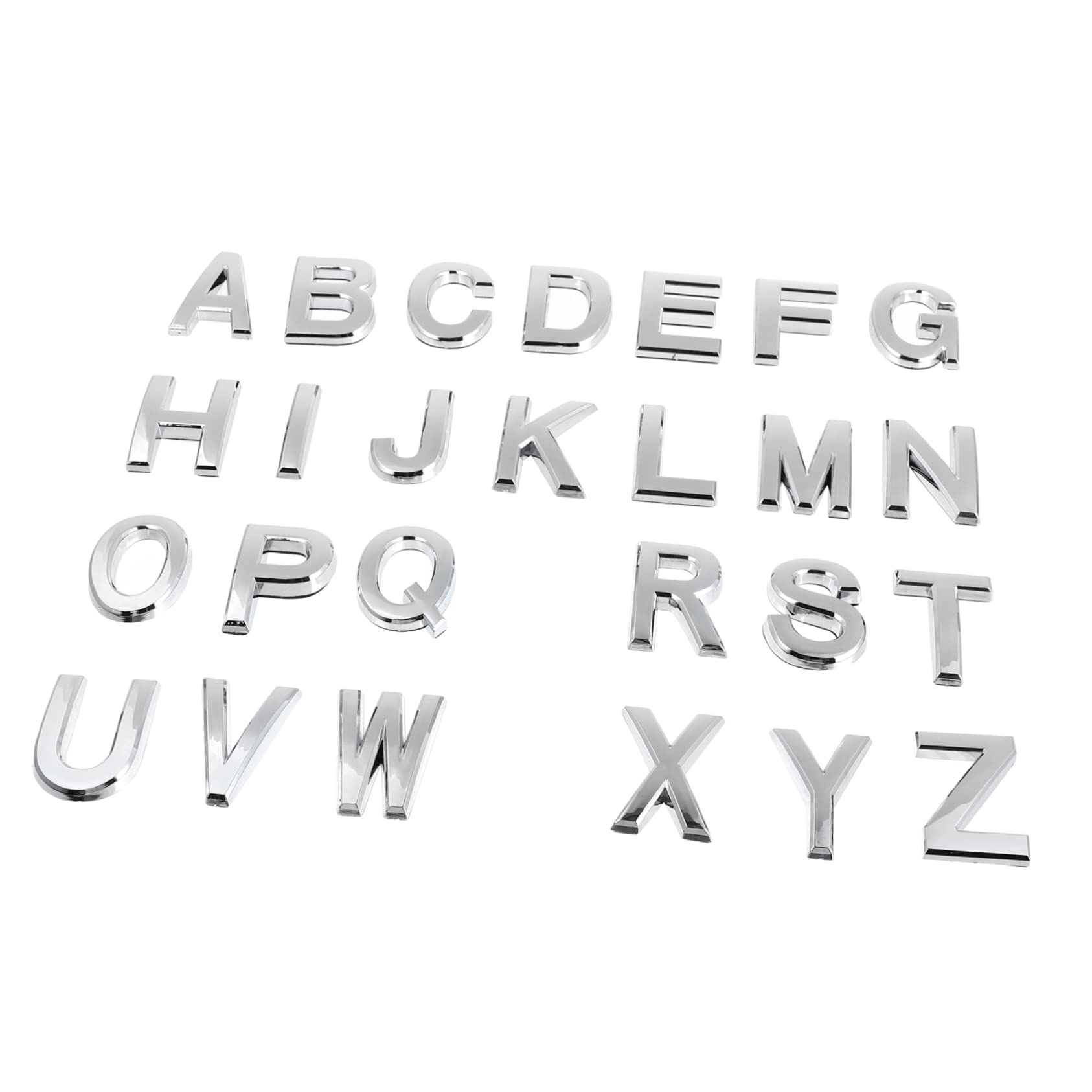 SHINEOFI 2 Ensembles Autocollants Lettres Alphabet Adhésifs Pour Boîte Aux Lettres Décor Maison Intérieure Extérieure Étanche Durable Installation Facile 26 Pièces * 2