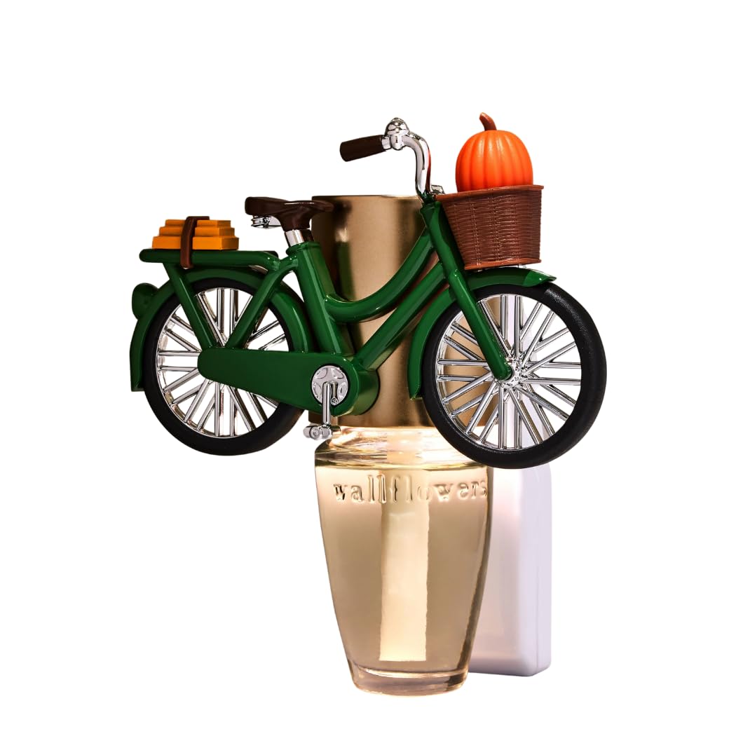 Bath & Body Fall Autumn Bike Nightlight Wallflowers Fragrance Plug