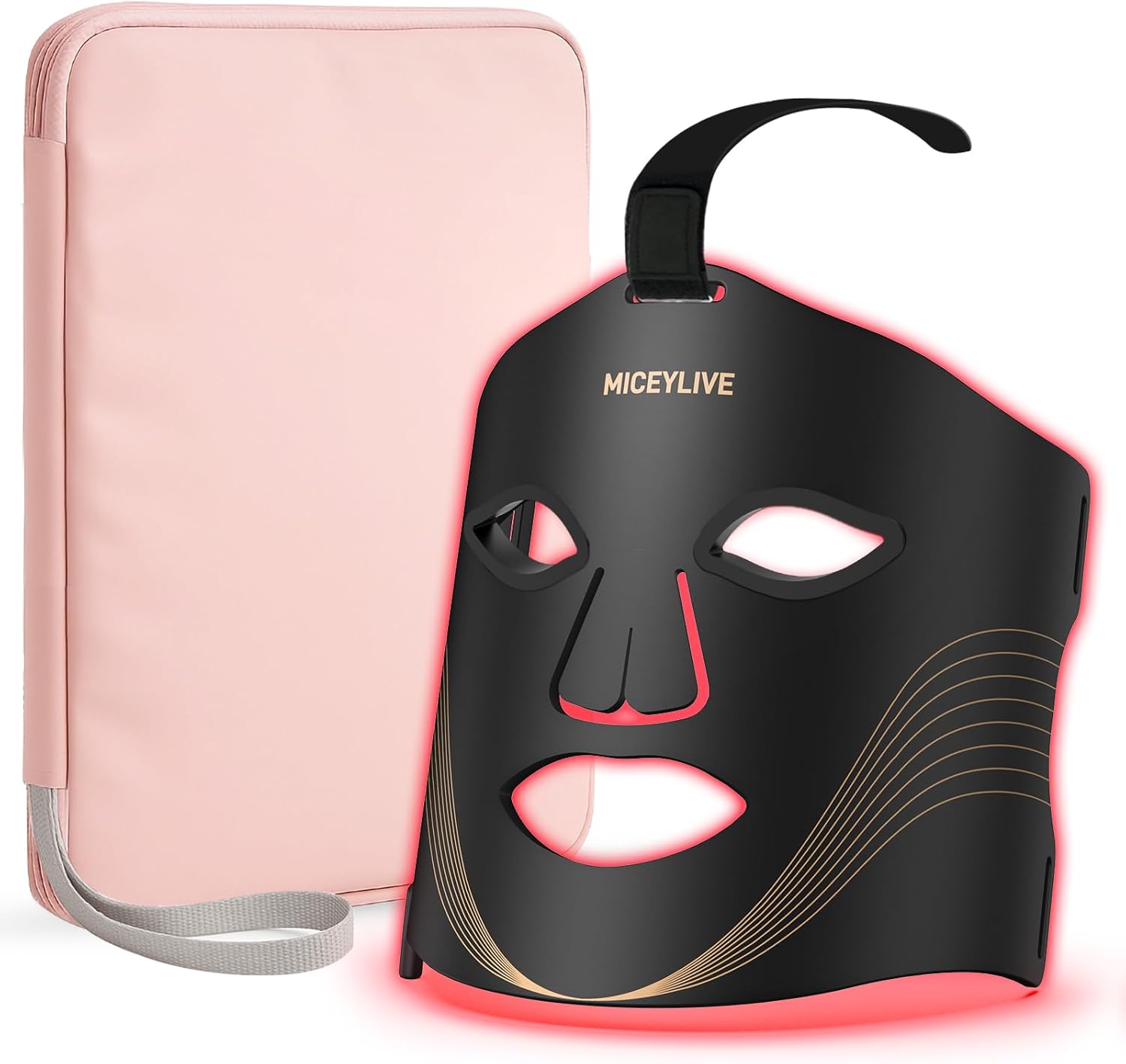 Red Light Mask For Face – 460nm – 850nm Near-Infrared LED Face Light With 3000mAh Remote Red Light Mask For Face – 460nm – 850nm Near-Infrared LED Face Light With 3000mAh Remote