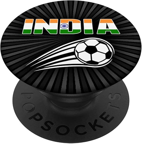 Proud India Soccer Fans Jersey Pride Indian Football Lovers PopSockets Swappable PopGrip