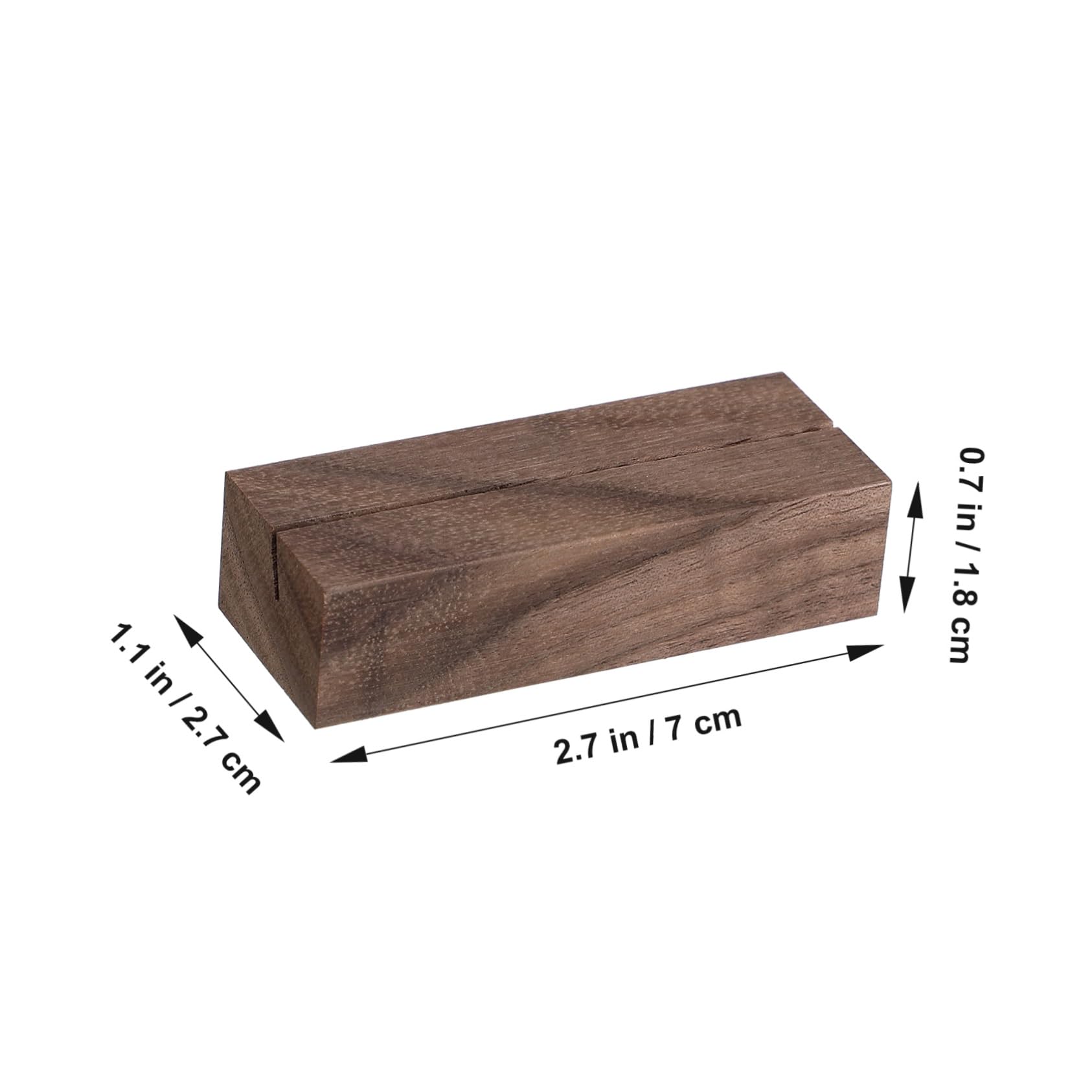 IMIKEYA 36piezas Soporte De Tarjetas De Madera para Mesa De Base De Madera Rústica para De Mesa Menús y para Bodas Restaurantes