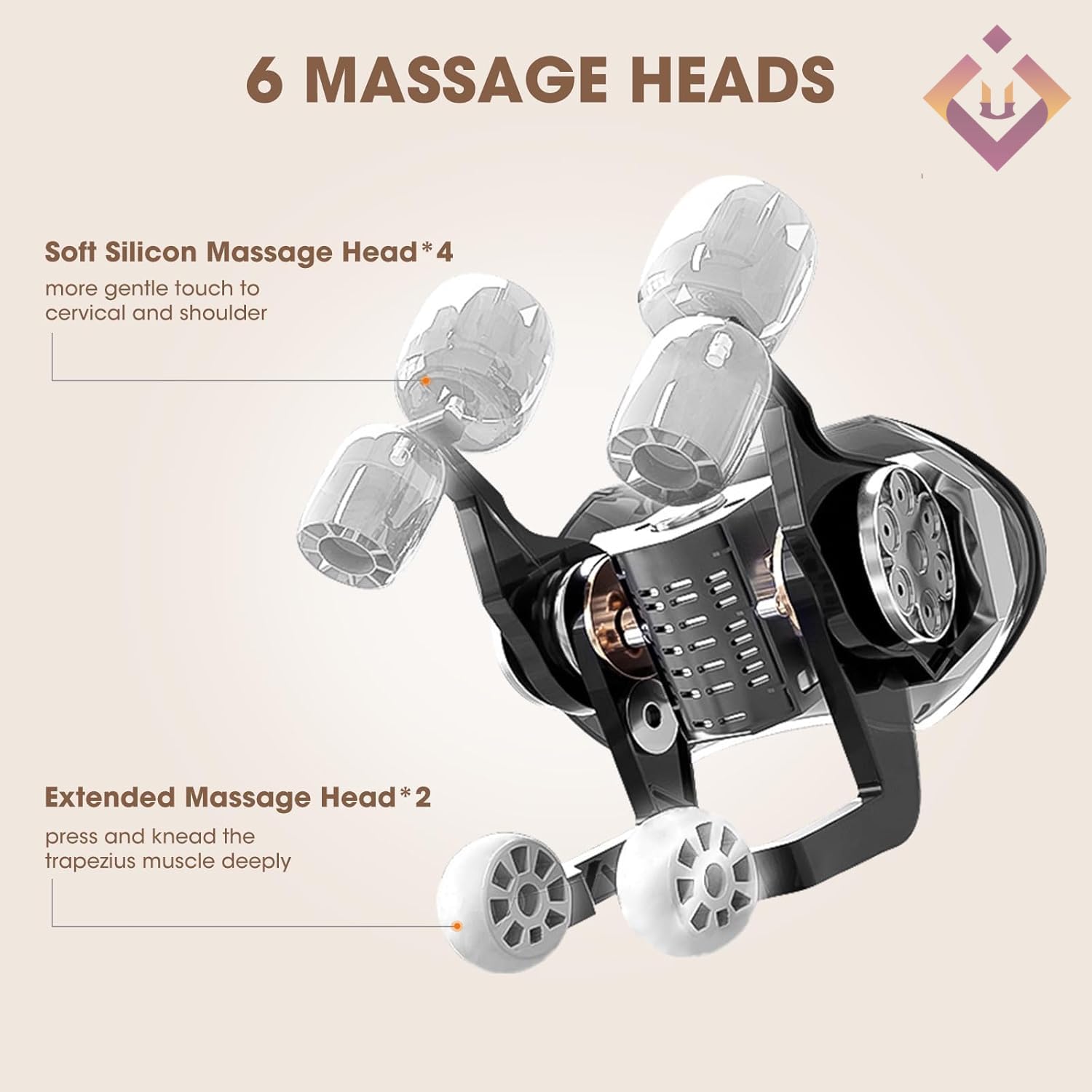 Massage of Umvanshi Mini neck and shoulder with heat for pain relief Massage of Umvanshi Mini neck and shoulder with heat for pain relief