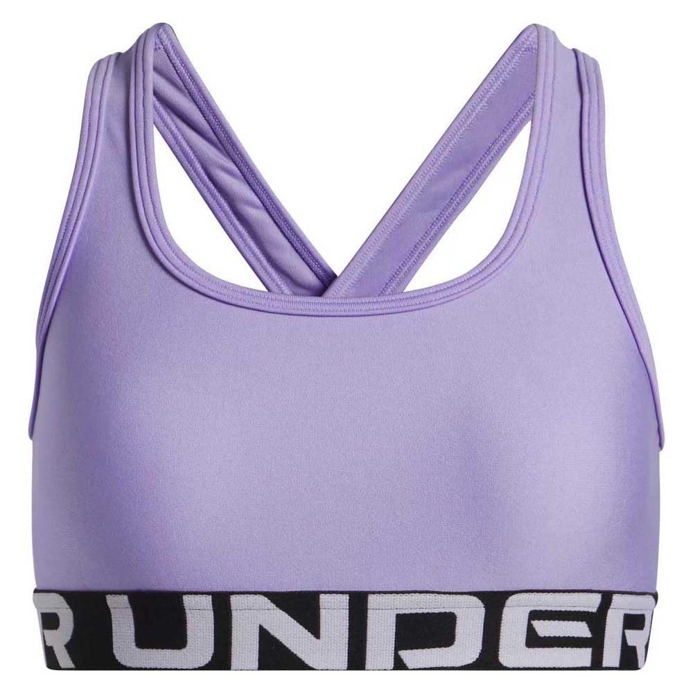 UNDER ARMOUR Junior Girls Training Crossback Bra, Purple, Size Xl