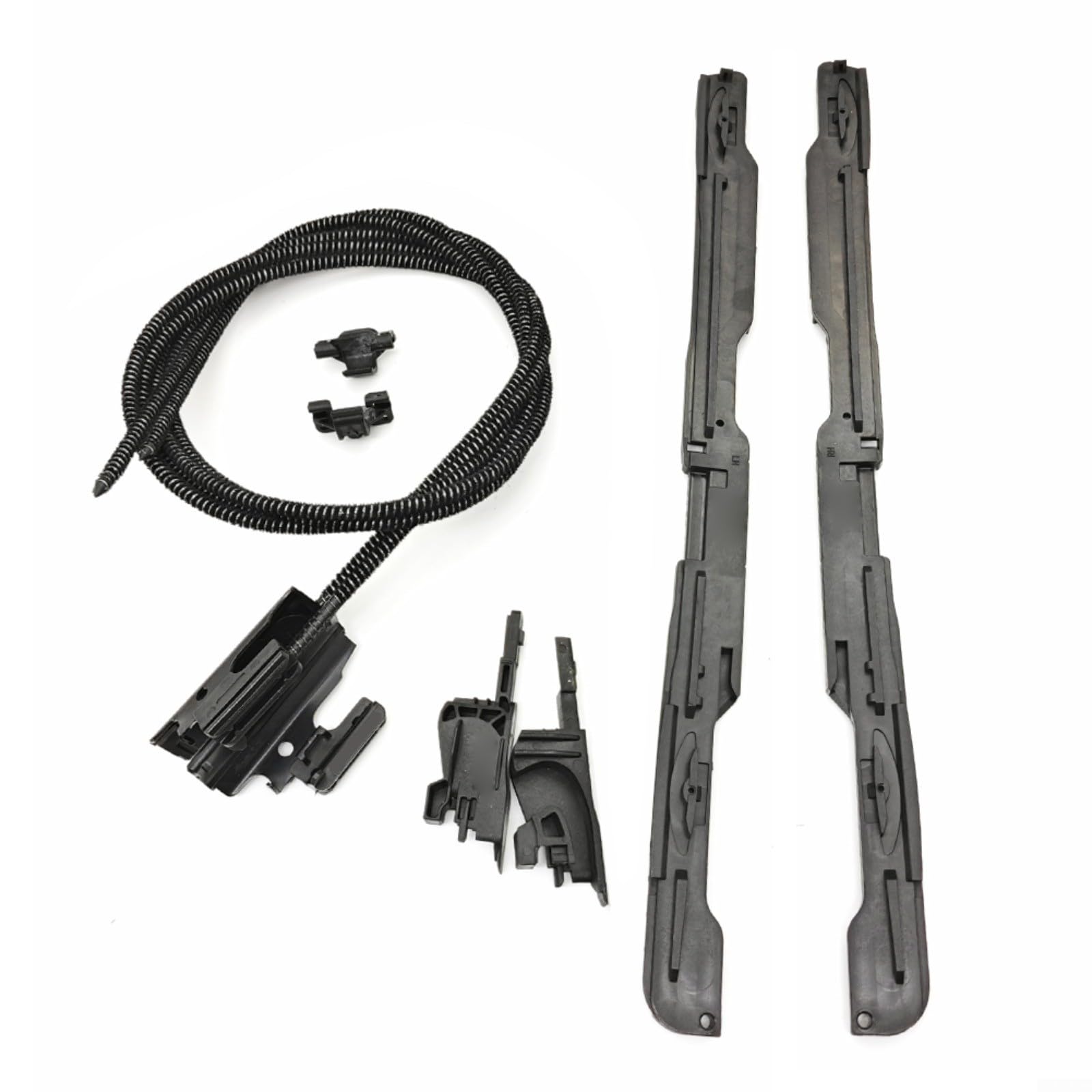 1 juego de cables de reparación de techo corredizo para Mini para Cooper F54 F55 F56 F60 F66 F65, OEM 54107379624, ABS + componente de accionamiento de metal, mantenimiento exterior del coche