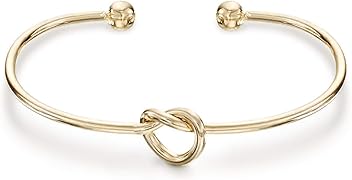人気ブランド【PAVOI】CZ Pave Bangleブレスレット Amazon.com: PAVOI 14K Gold Plated Forever Love Knot Infinity