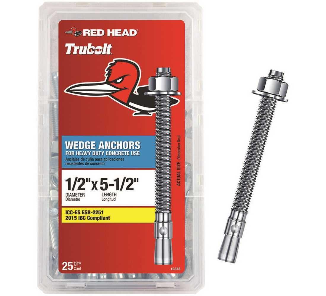 Hillman Fasteners 371930 0.38 x 3 in. Power Stud Wedge Anchor, 50 Pack