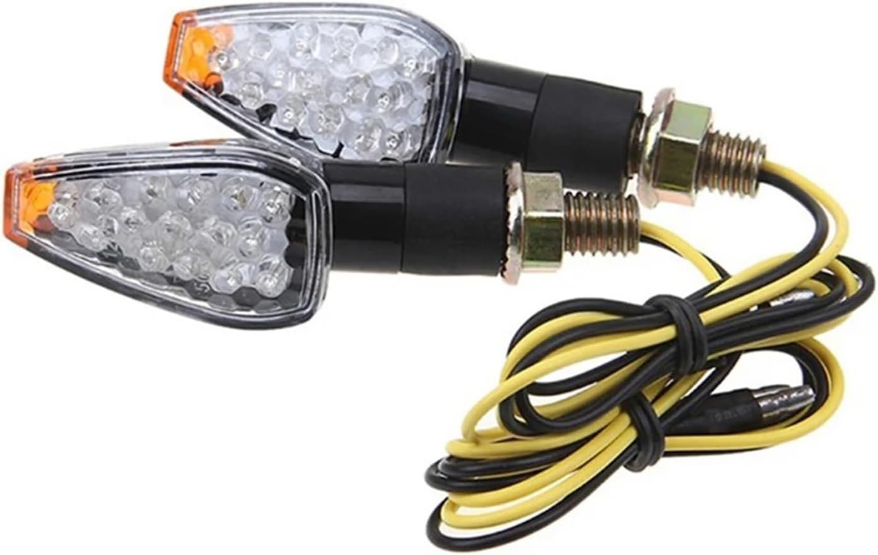 Mini Indicatori di Direzione Indicatore di direzione anteriore o posteriore per moto Per Ducati, tutti i modelli e anni, 14 LED, luce Per Ambra, universale, 12V