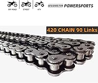 Vista 2 de Cadena de mini bicicleta para Coleman Ct200u Ct200u-ex Bt200x Cadenas de transmisión delantera y trasera y accesorios de ajuste de cadena