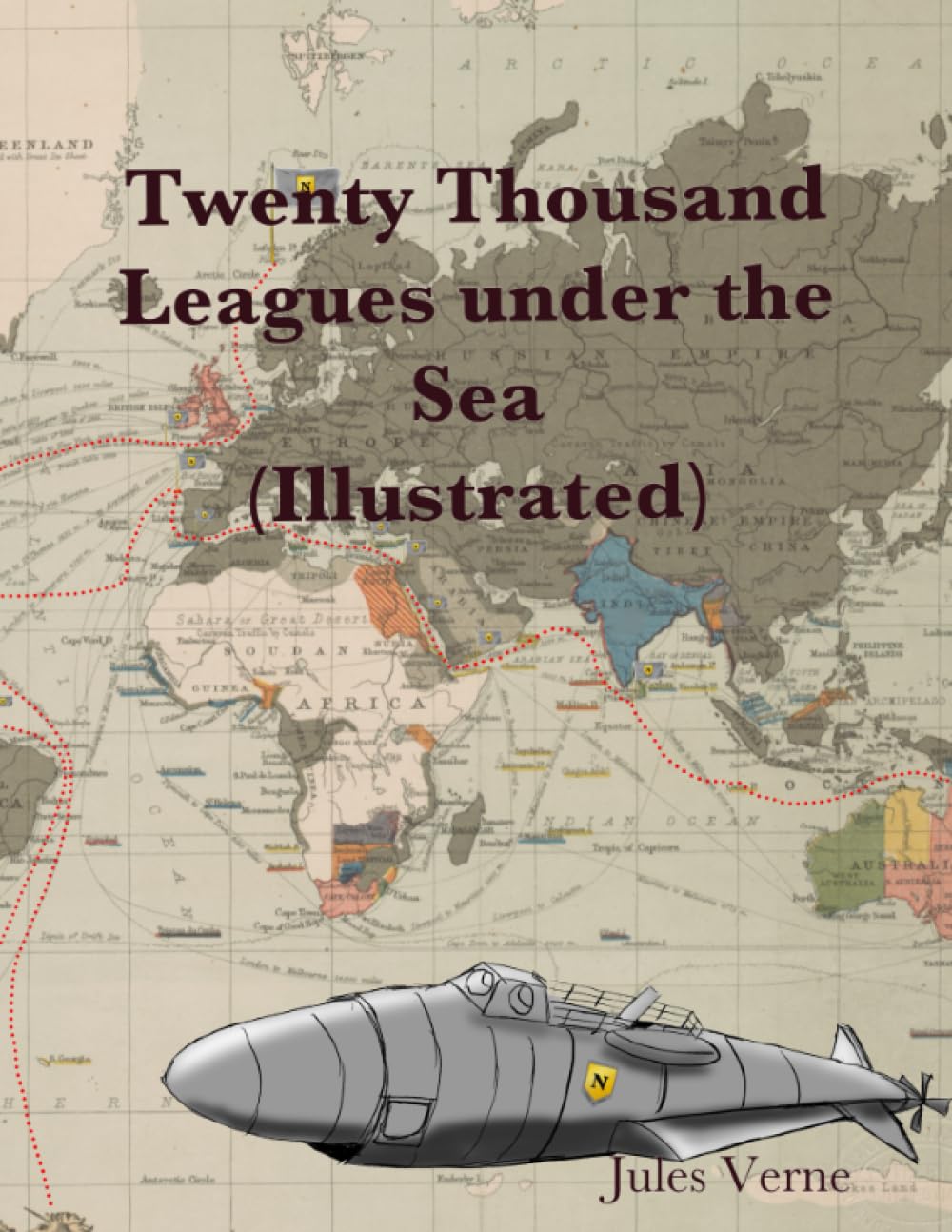 Twenty Thousand Leagues under the Sea (Illustrated)