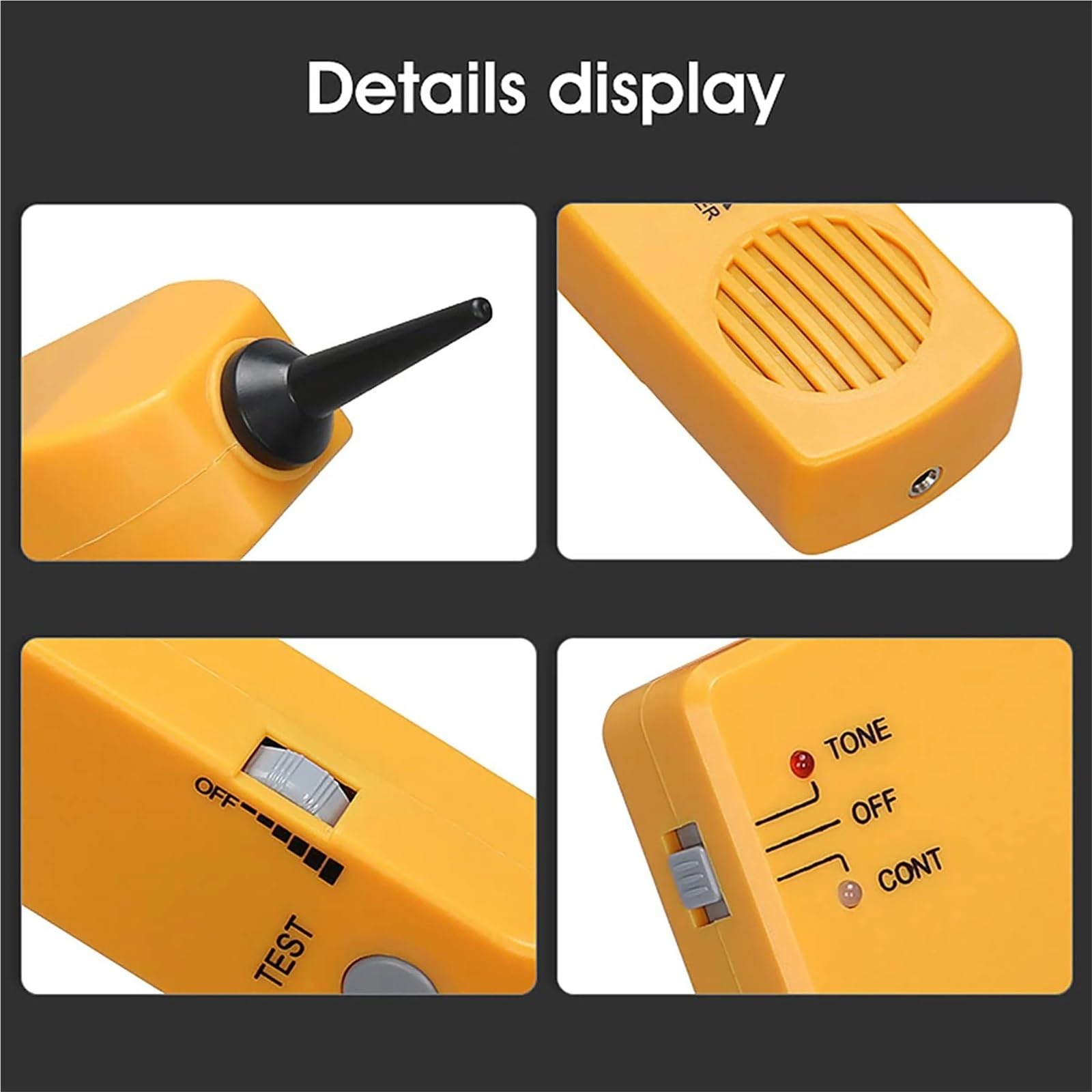 Netzwerkkabeltester, Netzwerkkabeltester, Durchgangs-, Sonden- Und Tongenerator-Kit Zur Ortung, Telefonleitungserkennung,für Netzwerkkabel