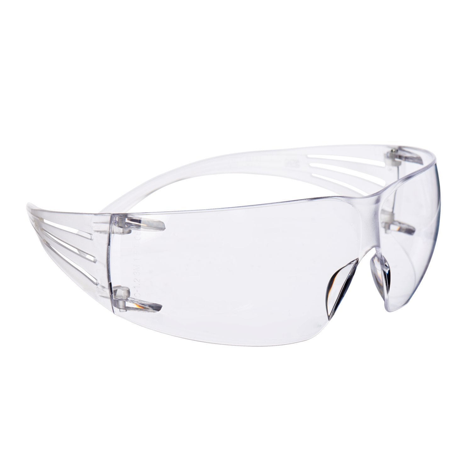 3M Okulary ochronne SecureFit SF201AS, przezroczyste – okulary ochronne z powłoką zapobiegającą zarysowaniom i promieniowaniem UV