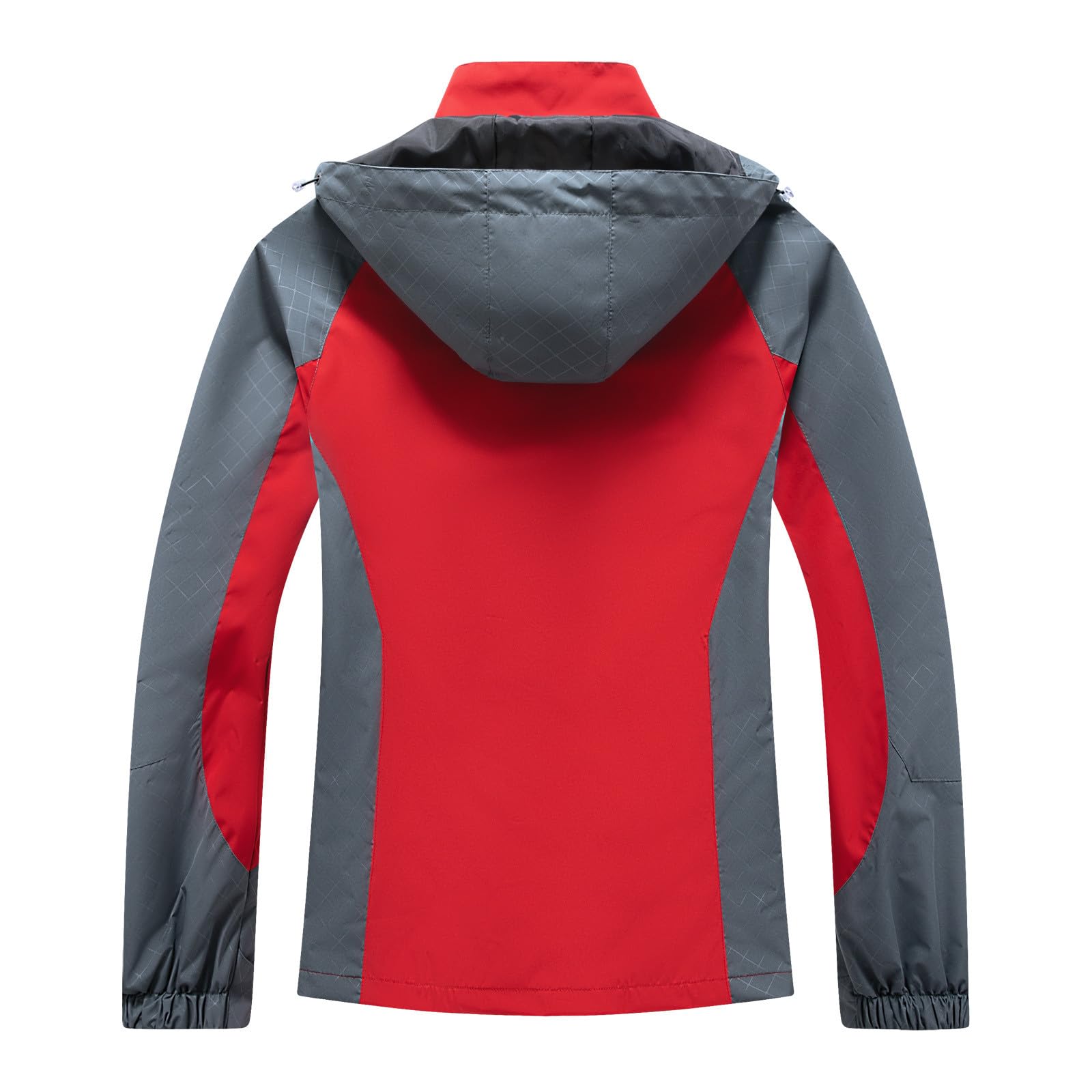 Chubasquero para hombre, impermeable, chaqueta de exterior, chaqueta de trekking, transpirable, de secado rápido, chaqueta deportiva con capucha, ajuste estrecho, chaqueta de senderismo