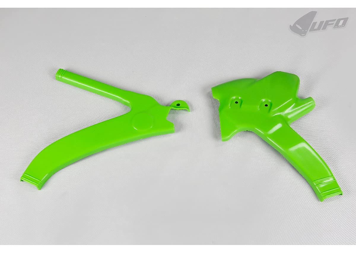 UFO PLAST Protection Cadre Vert Kawasaki KX 250 1994-1998