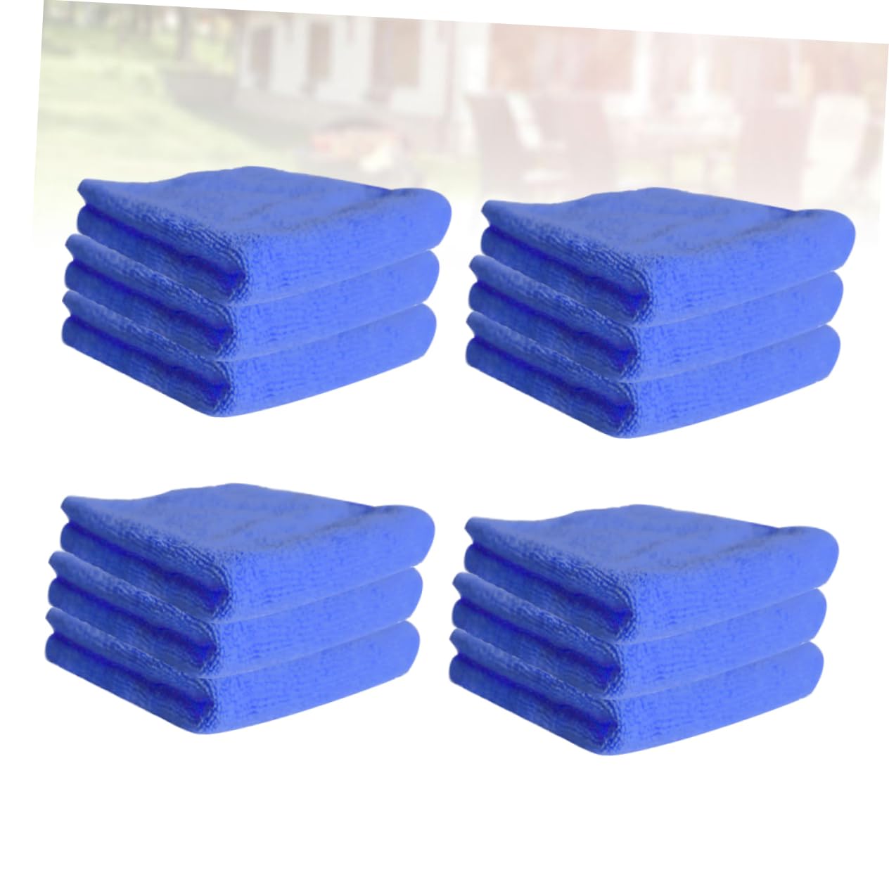 Panno Microfibra Cucina 12 Pezzi Blu, Assorbente e Antiolio