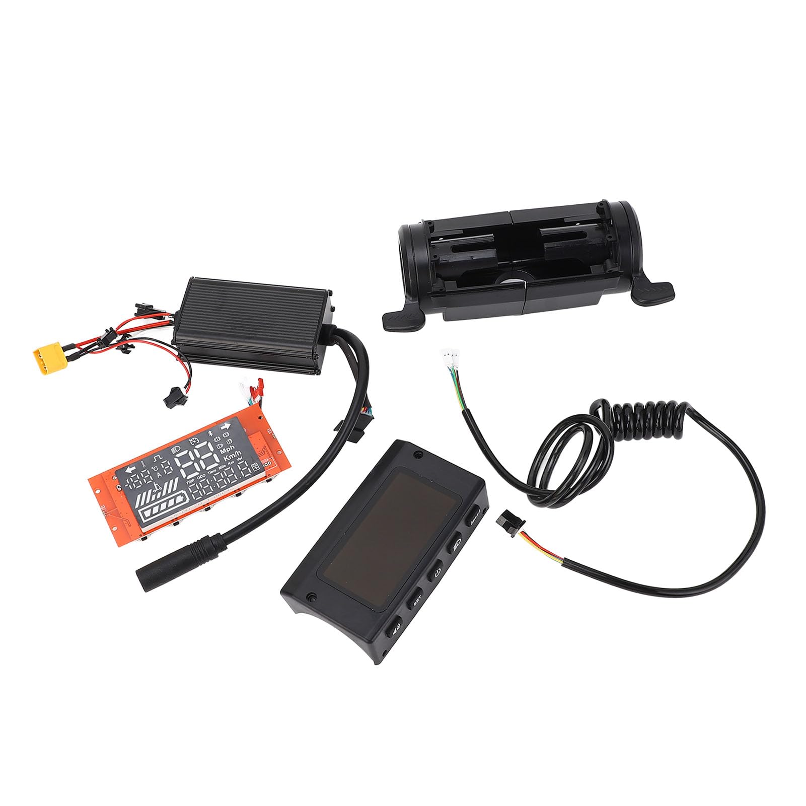 BuyWeek Kit de Controlador de Scooter Eléctrico para KUGOO S1 S2 S3 36V 350W Controlador de Motor con Panel de Tablero