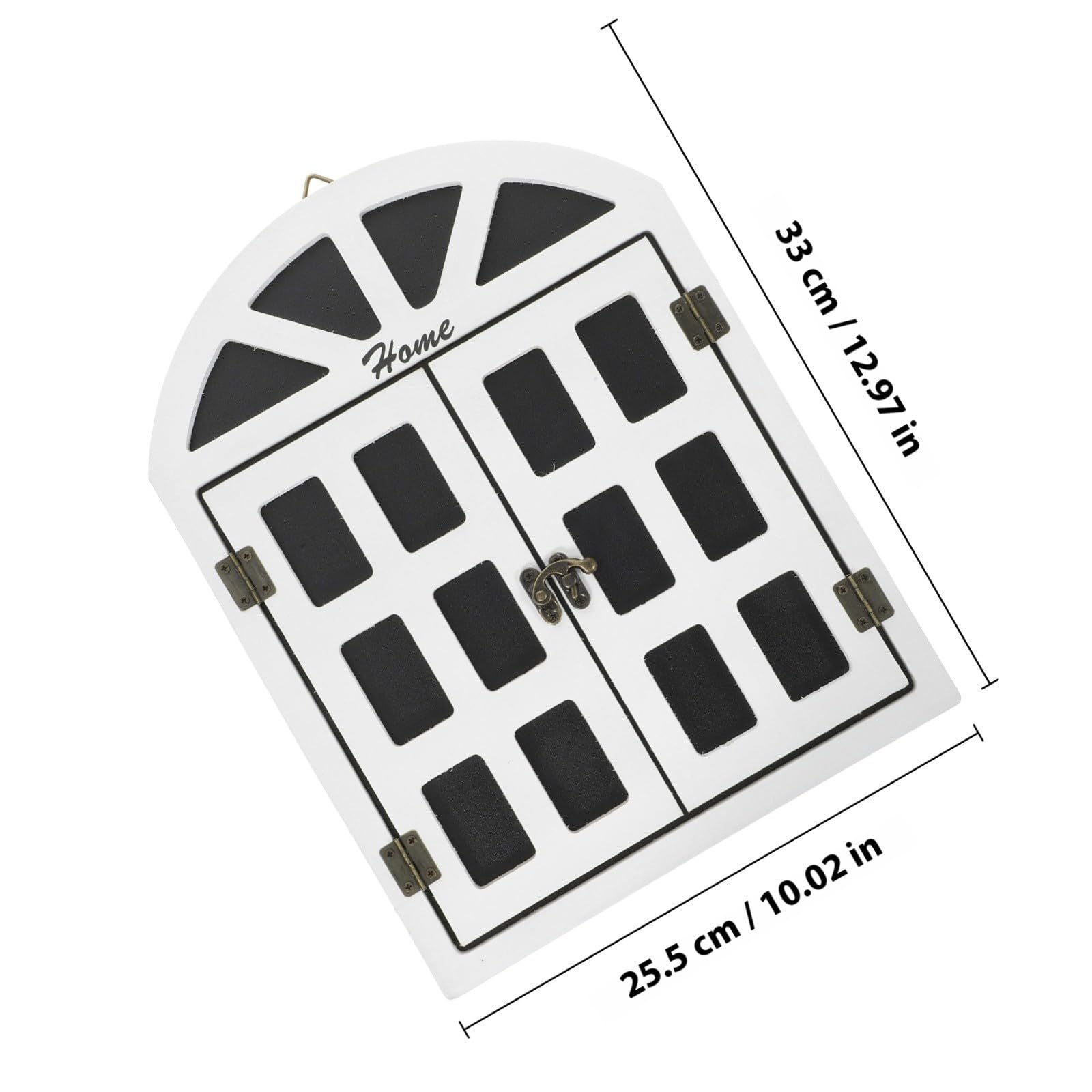 Tablero de Mensajes de Madera Clara para Ventana Superficie Borrable y Fácil de Limpiar, Decoración Colgante Adecuado para Bodas y Eventos Festivos