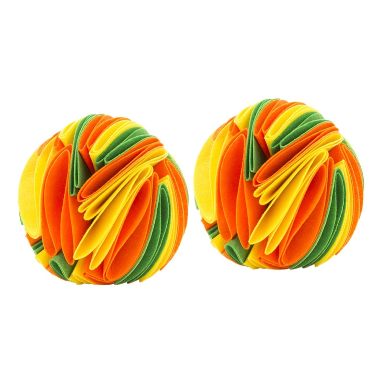 Sosoport 2piezas Juguete Interactivo para Perros Bola De Alimentación Lenta para Mascotas Juguete Colorido De Masticación y Ocio para Perros Pequeños y Medianos Limpieza y Estimulación