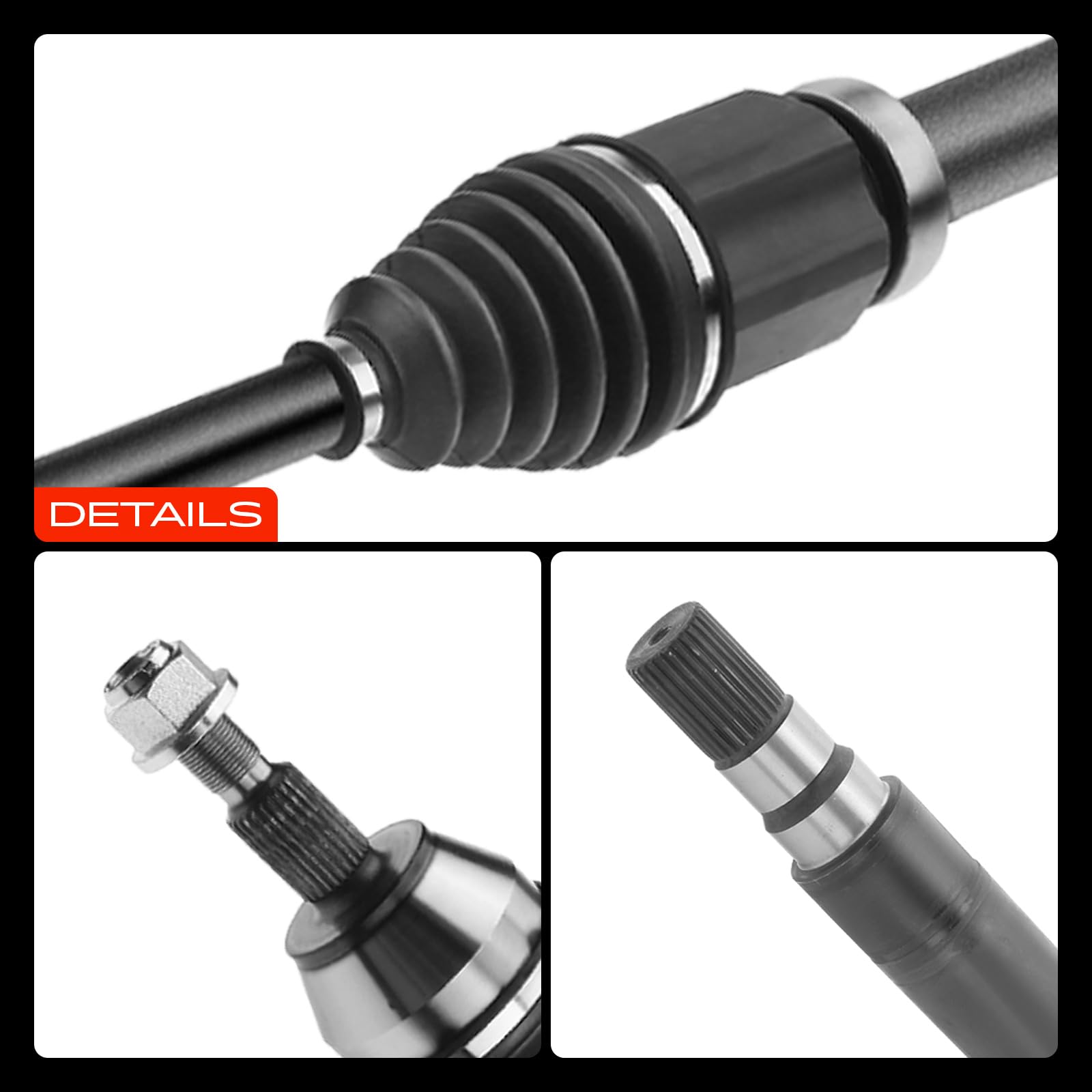 Frankberg Semiasse Albero di trasmissione Cambio manuale Asse Anteriore Destra Compatibile con C-Max II Van Focus III Focus III Limousine Grand C-Max DXA/CB7 DXA/CEU Replace# AV613B436CD