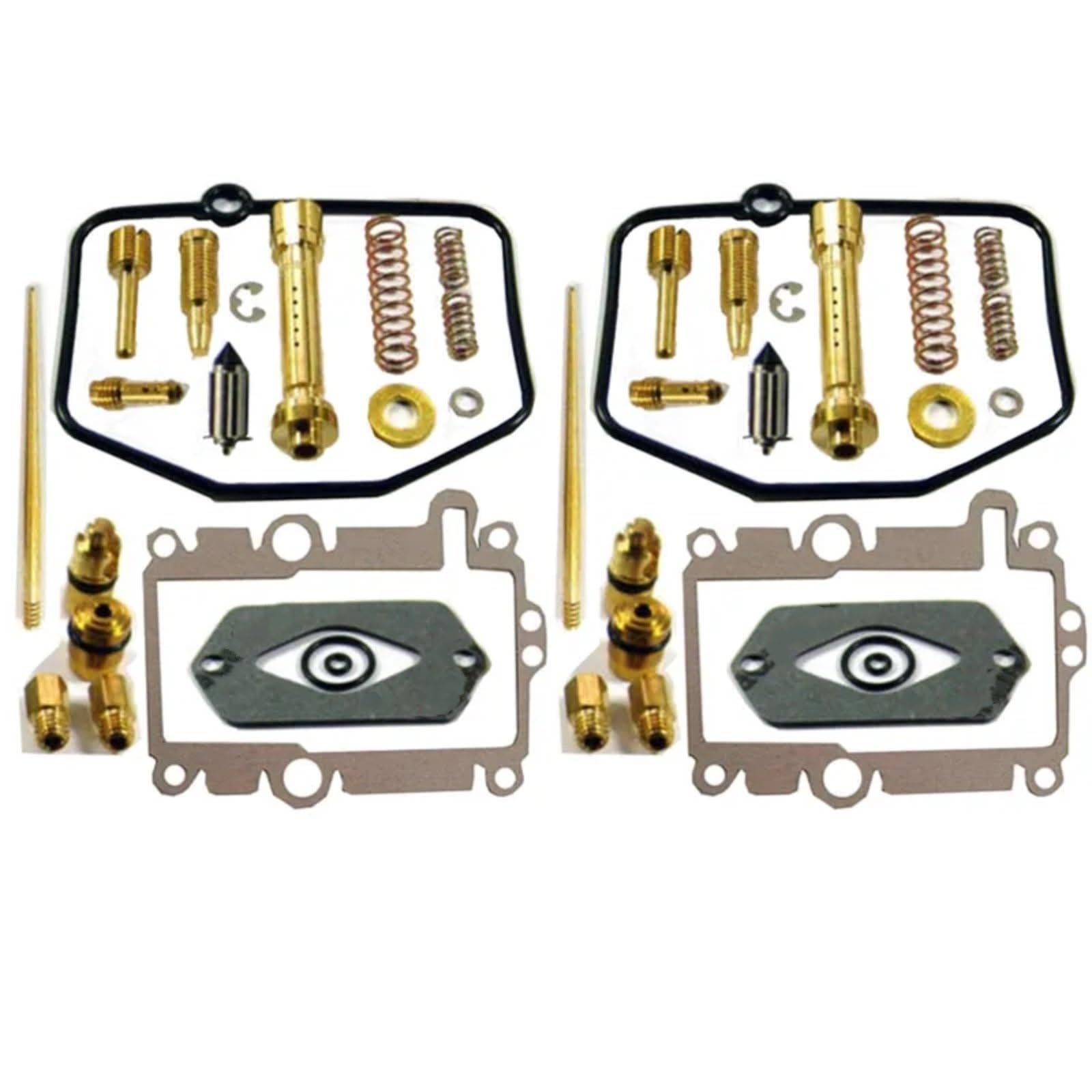 Kit Carburador Repuesto Kit Reparación Carburador Motocicleta Para Yamaha Para TDR250 2YK 1988-1990 Junta De Válvula De Aguja Juego De Reparación De Carburador Piezas De Repuesto(C Style)