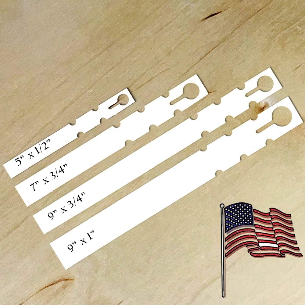 White - 4 Sizes to Choose from - 1,000 Pcs of 5" x 1/2" - Plastic Plant Tags and Labels - Wrap Around Thermal Plastic - Nursery Garden Tree Labels | Made in The USA |