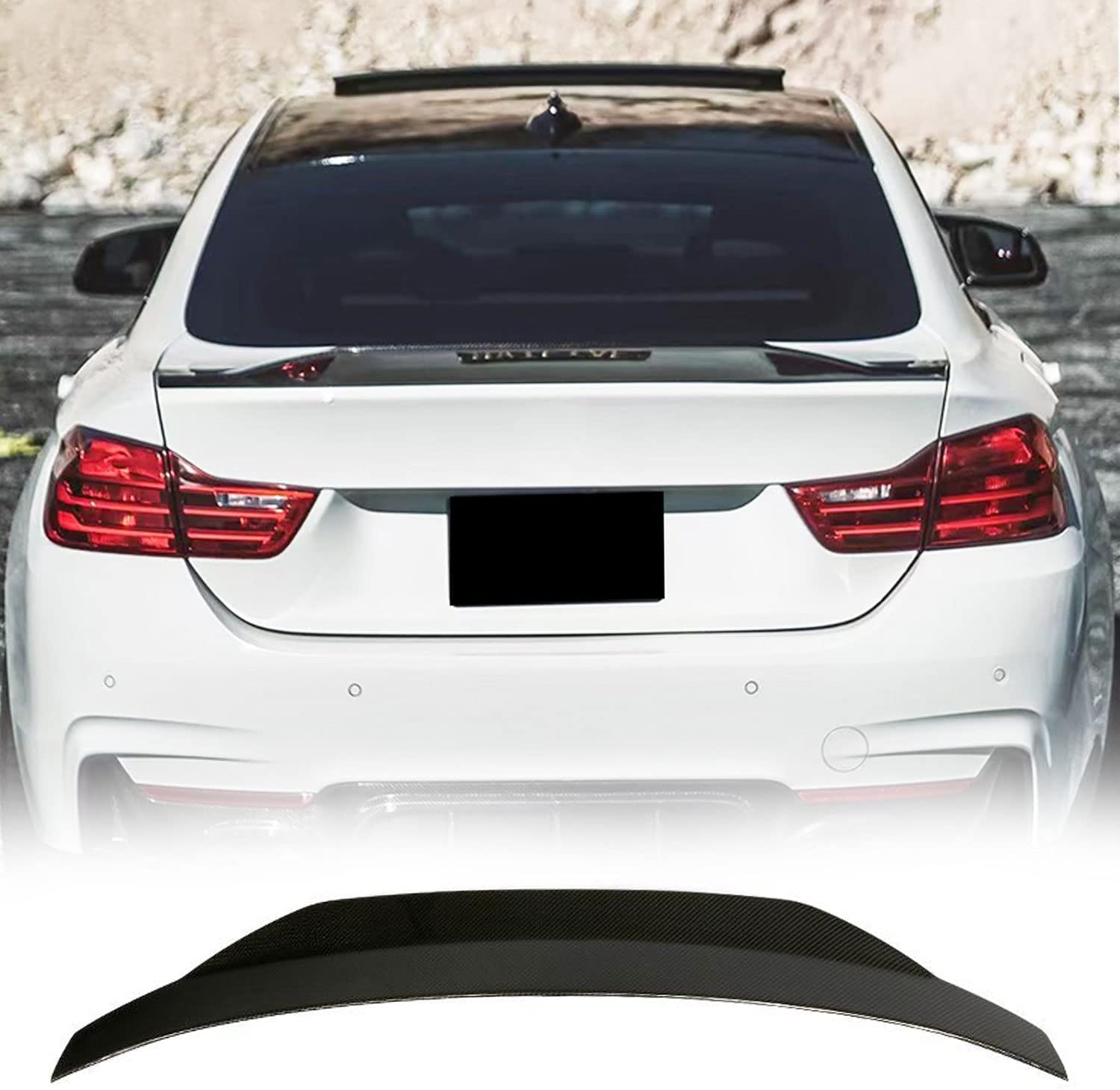 4シリーズ用 カーボンリアトランクスポイラー F36 M4 Amazon | カーボンファイバー製リアトランクスポイラー為にBMW 4