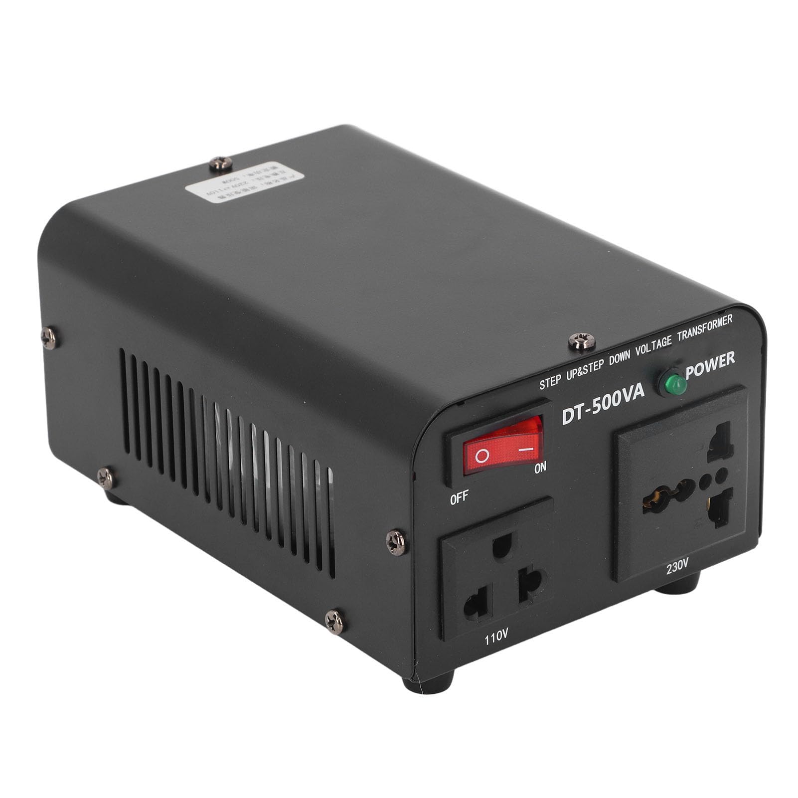 Trasformatore di Tensione Convertitore di Potenza 500 W 110 V a 220 V Boost e Trasformatore Adattatore di Alimentazione da 220 V a 110 V (Spina europea)