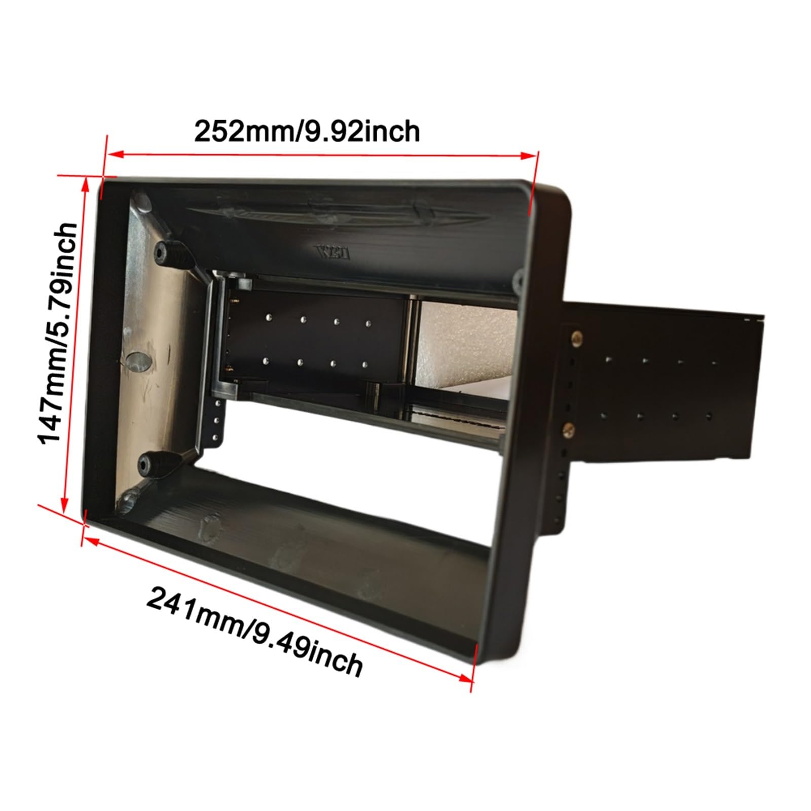 Samochodowe ramki montażowe 1 Din 9/10 Calowy Uniwersalny Samochodowy Stereofoniczny Panel Radiowy Autoradio Odtwarzacz MP5 Rama Adapter Nawigacyjny