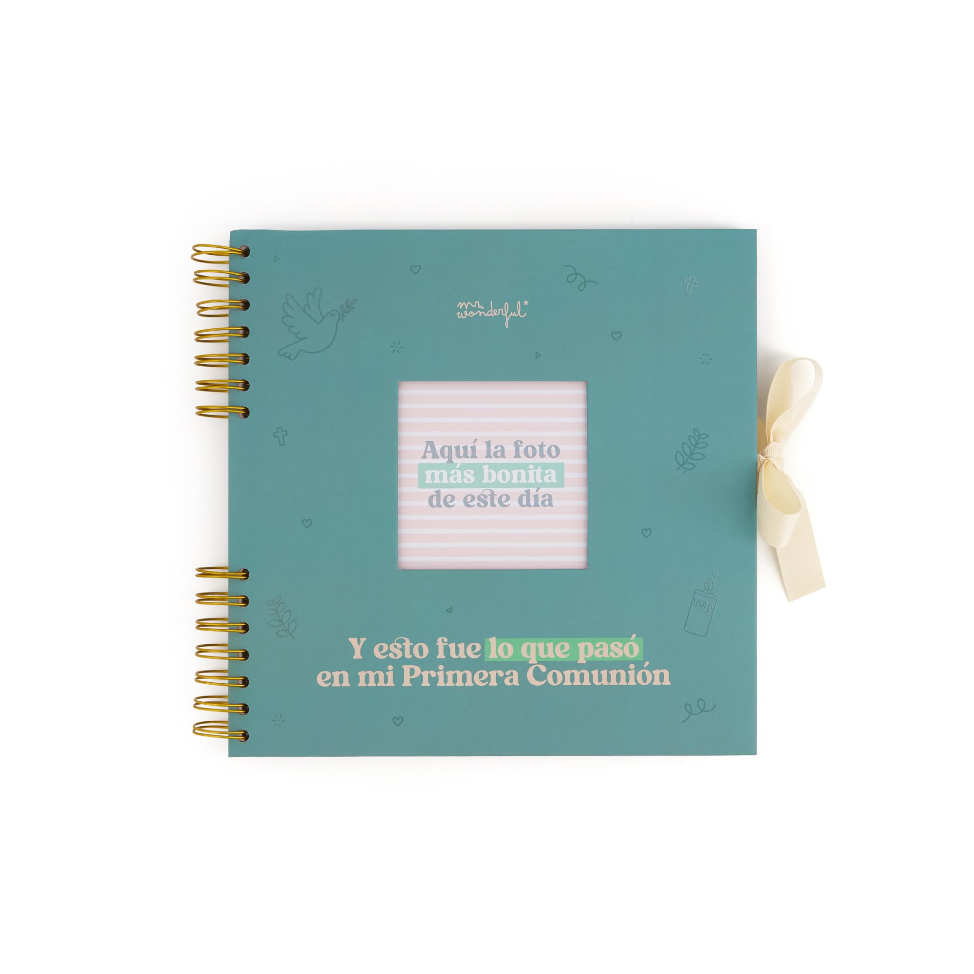 Mr. Wonderful - Photo album - And this is what happened in my First Holy Communion - Album to organize and store the photos of the first communion
