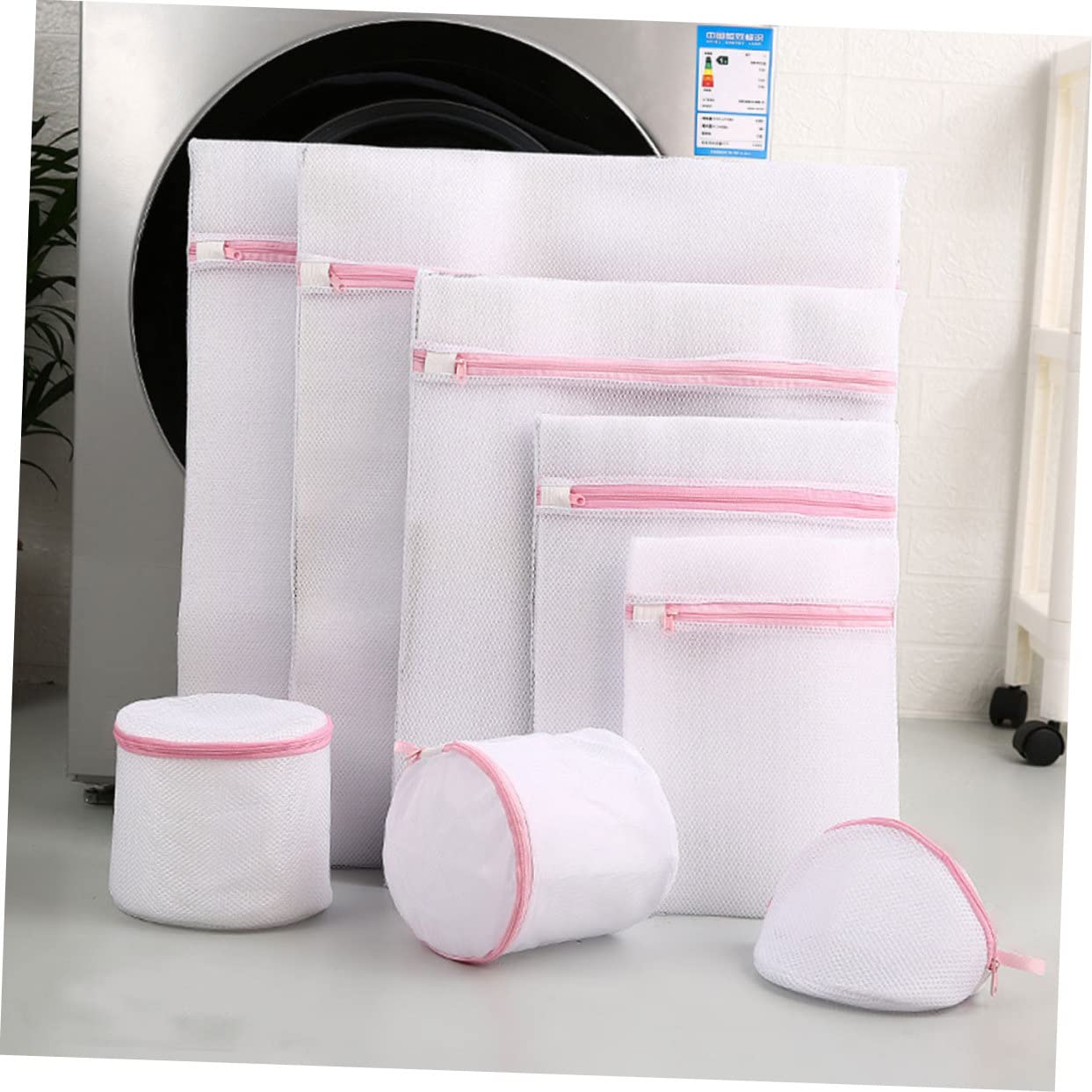 Bolsas de Malla Lavar Ropa Interior Juego de 5