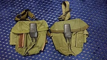 米軍　ベトナム戦争　M-16 20連マガジンポーチセット Amazon.co.jp: アメリカ 海兵隊 陸軍 M16A1 M16 初期型 M1956 20
