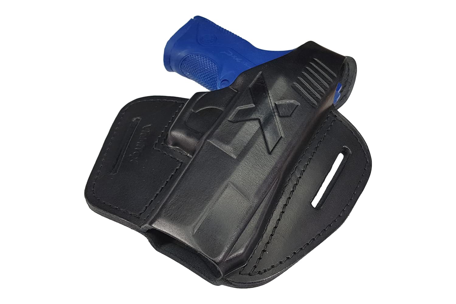 VlaMiTex B22 Fodero per Pistola Beretta Px4 Storm Full Size e Compact in Pelle Nero