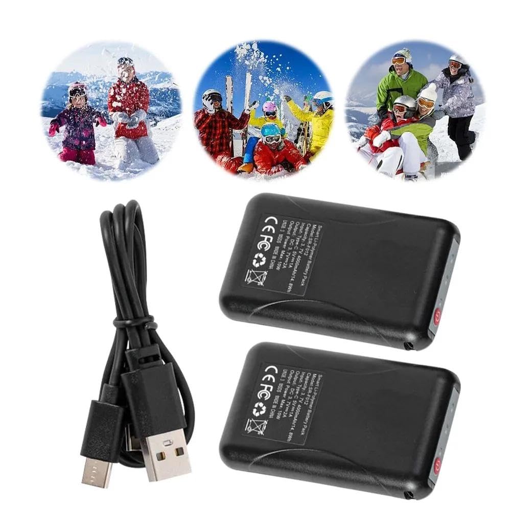 Chaussettes électriques chauffantes Chaussures d Hiver Rapidement avec Poche de Batterie cachée Lavables en Machine Couture précise pour