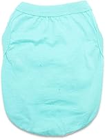 Vista 5 de Paquete de 6 camisetas de Yorkie para perros extrapequeños, 100% algodón, ropa para cachorros, ropa de chihuahua en blanco, camiseta para perros